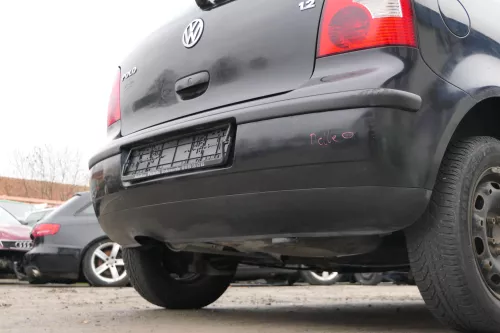 VW Polo 9N 9N3 Stoßstange Heckstoßstange hinten schwarz LC9Z (172890)