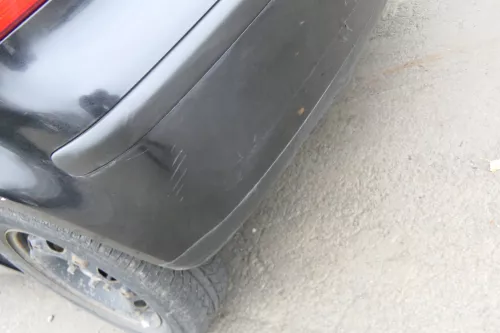 VW Polo 9N 9N3 Stoßstange Heckstoßstange hinten schwarz LC9Z (172890)