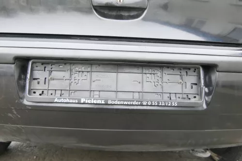 VW Polo 9N 9N3 Stoßstange Heckstoßstange hinten schwarz LC9Z (172890)