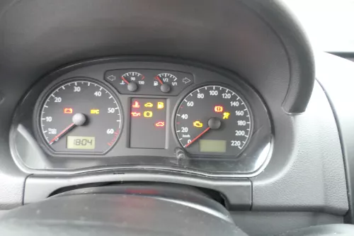 VW Polo 9N Tacho Tachometer Kombiinstrument 160.000km 6Q0920800P 1,2 47kw 40kw (172897)