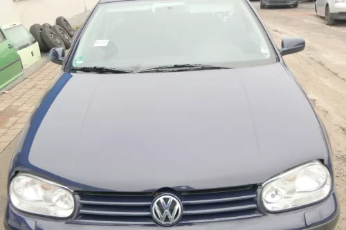 VW Golf 4 Motorhaube Haube Klappe vorne blau LA5G