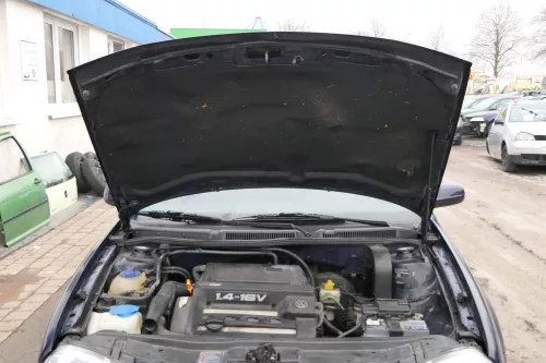 VW Golf 4 Motorhaube Haube Klappe vorne blau LA5G (172903)