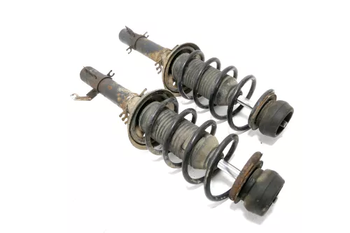 2 x  VW Golf 4 Octavia A3 Stoßdämpfer Federbein Feder vorne 1J0413031S /T