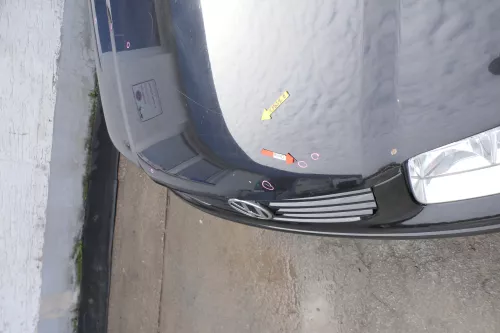 VW Polo 6N2 Motorhaube Haube vorne Klappe schwarz LC9Z blackmagic (173144)