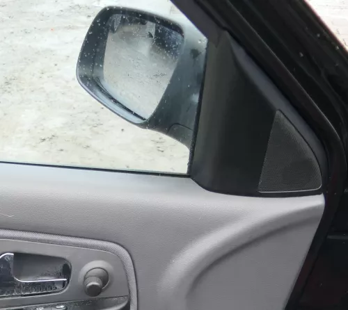 Seat Ibiz 6K Spiegel Facelift Außenspiegel Glas links außen mechanisch schwarz (173270)