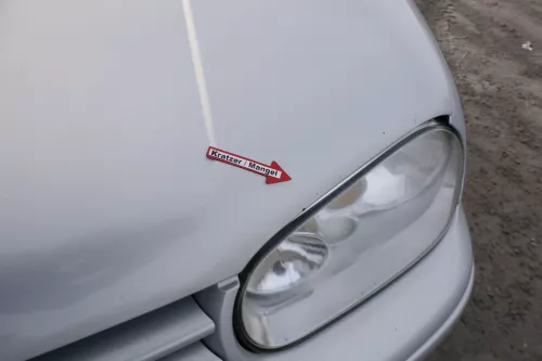 VW Golf 4 Motorhaube Haube Klappe vorne silber grau LB7Z satinsilber satin (173283)