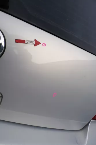 VW Golf 4 Limousine Heckklappe Kofferraumklappe Klappe hinten silber LB7Z ohnAnb (173288)