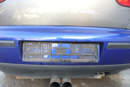 Seat Leon 1M Stoßstange Heckstoßstange hinten blau (173337)