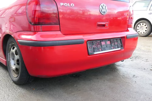 VW Polo 6N2 Stoßstange hinten Heckstoßstange Stoßfänger rot LP3G (173370)