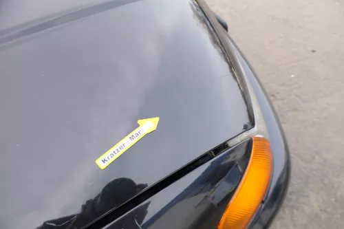 VW Polo 6N Motorhaube Frontklappe Haube vorne Klappe schwarz LC9Z blackmagic (173419)