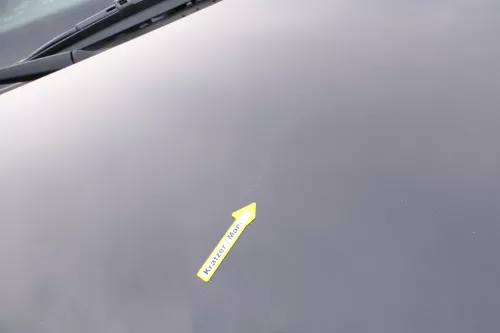 VW Polo 6N Motorhaube Frontklappe Haube vorne Klappe schwarz LC9Z blackmagic (173419)