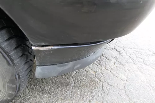 VW Polo 6N Stoßstange vorne 2-geteilte Frontstoßstange schwarz LC9Z Stoßfänger (173421)