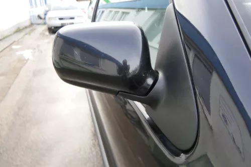 VW Polo 6N mechanisch manuell Spiegel Außenspiegel rechts schwarz LC9Z