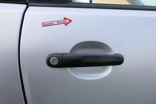 Polo 9N 9N3 Tür vorne rechts Beifahrertür 2/3-Türer silber LA7W ohneAnbauteile (173448)