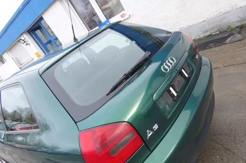 A3 8L bis cBj. ca1999 Heckklappe Kofferraumklappe Klappe hinten grün LZ6L Scheib (173633)