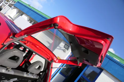 VW Lupo 6X Heckklappe Klappe Kofferraumklappe Scheibe rot LY3D (173842)