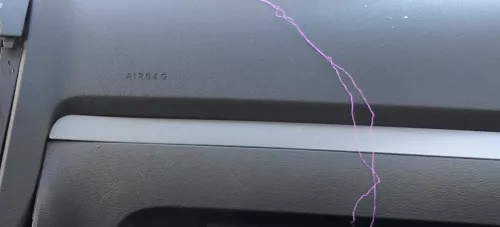 VW Golf 5 1K Verkleidung Abdeckung Dekor silber links + rechts netzoptik silber