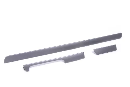 VW Golf 5 1K Verkleidung Abdeckung Dekor silber links + rechts netzoptik silber (173865)