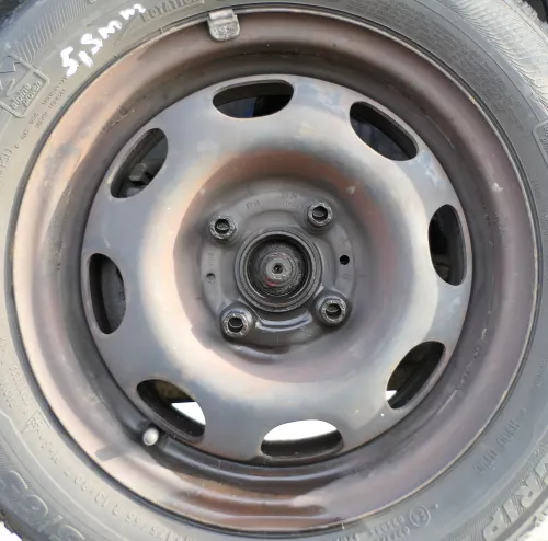 1x Polo 6N2 Lupo 6N Arosa Felge 5 1/2 J x 13 H2 ET 43 Stahlfelge 13 Zoll schwarz