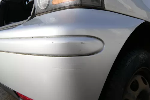 Seat Arosa 6H Stoßstange hinten silber grau LS7N Facelift Heckstoßstange (173954)