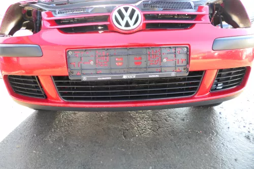VW Golf 5 1K V Stoßstange vorne Frontoßstange Stoßfänger rot LY3D (174000)