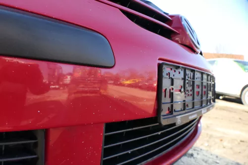 VW Golf 5 1K V Stoßstange vorne Frontoßstange Stoßfänger rot LY3D (174000)