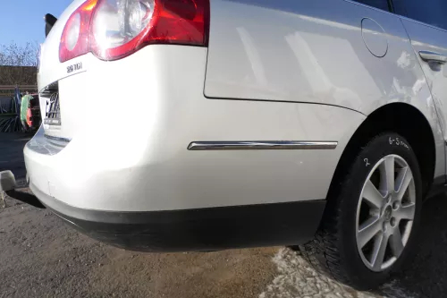 VW Passat 3C Kombi Stoßstange hinten Heckstoßstange Stoßfänger silber grau LA7W (174049)