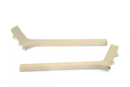 2x VW Eos 1F Einstiegsleisten rechts + links vorne Leisten beige besch UHQ