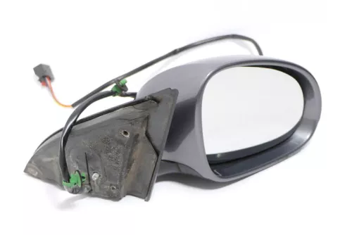 VW Passat 3C elektrischer Spiegel Außenspiegel rechts mit Glas Blinke grau LA7T (174126)