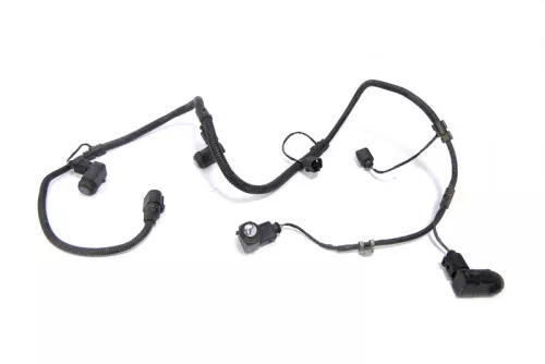 4x VW Jetta Golf 1K Einparkhilfe PDC Kabelbaum Parksensoren hinten grau LA7T (174192)