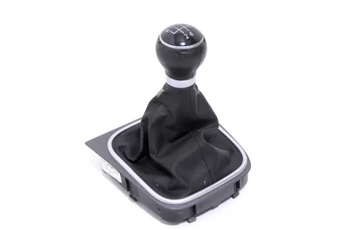 Golf 5 Schaltknauf Schaltsack Schaltung Schaltknüppel Leder 5-Gang 1K0711113BG (174379)