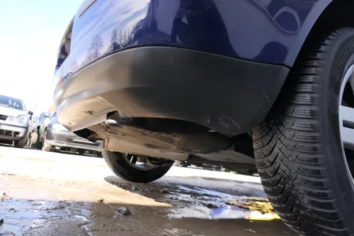 VW Golf 4 Limousine Stoßstange hinten Heckstoßstange Stoßfänger blau LB5N (174405)