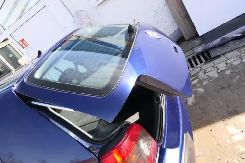 VW Golf 4 Limousine Heckklappe Kofferraumklappe Klappe hinten blau LB5N - Rost (174406)