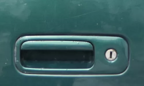 Polo 6N Golf 4 6N2 Lupo Griff Heckkklappe Heckklappengriff grün LC6M Öffner