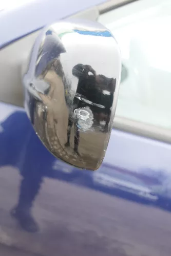 VW Golf 4 Bora elektrischer Spiegel vorne links Außenspiegel schwarz + Glas (174501)