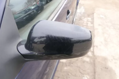 VW Golf 4 Bora elektrischer Spiegel vorne links Außenspiegel schwarz + Glas (174501)