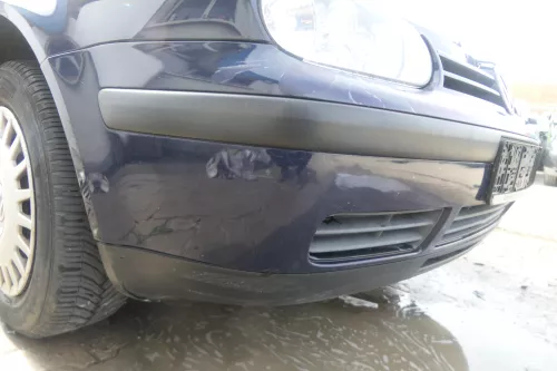 VW Golf 4 1J Stoßstange vorne Stoßfänger vorn blau LA5G (174529)