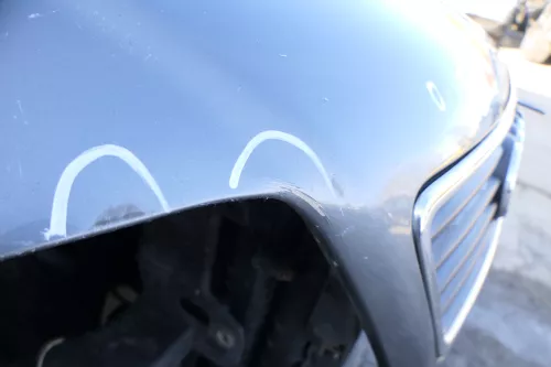 Audi A6 4B Motorhaube Klappe vorn (bis ca. Ende 2001) grau LY7L (174543)