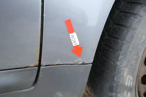 Audi A6 4B Kotflügel vorne rechts grau LY7L s(bis ca.Mitte 2001 passend) MÄNGEL (174544)