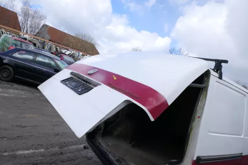 VW T4 Transporter Heckklappe Klappe hinten Kofferraumklappe weiß R902 Kasten (174589)