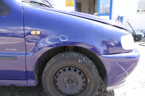 VW Polo 6N 6N1 Kotflügel vorne rechts LD5D blau lila 