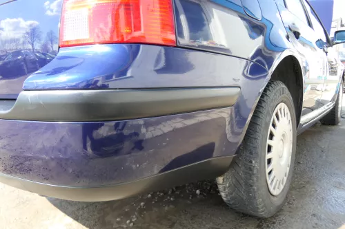 VW Golf 4 Kombi Avant Stoßstange hinten Heckstoßstange Stoßfänger blau LB5N (174833)