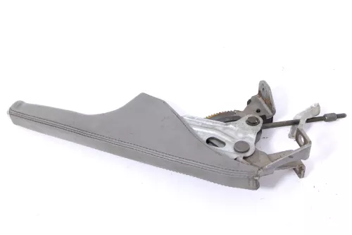 VW Golf 4 Bora Handbremse Feststellbremse Leder grau (174865)