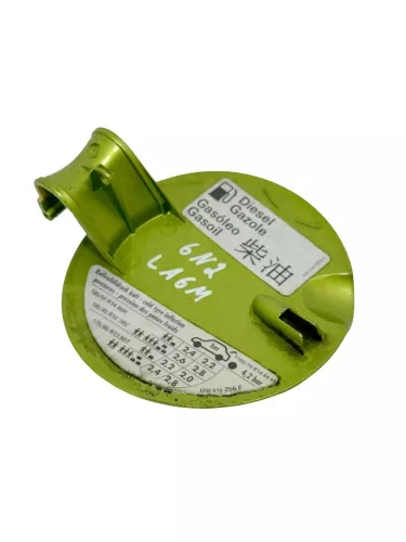 VW Polo 6N2 6N Tankdeckel Deckel Tank Tankverschluß grün LA6M (174914)