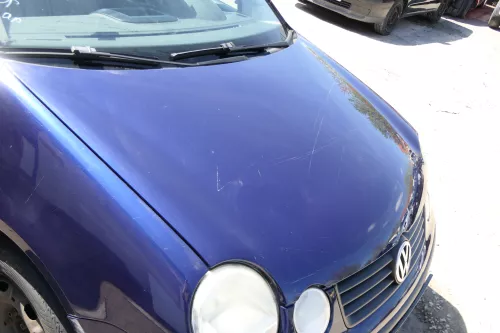 VW Polo 9N Motorhaube Klappe Haube vorne blau LB5N bis ca. Bj. 2004 (174969)