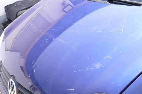 VW Polo 9N Motorhaube Klappe Haube vorne blau LB5N bis ca. Bj. 2004 (174969)