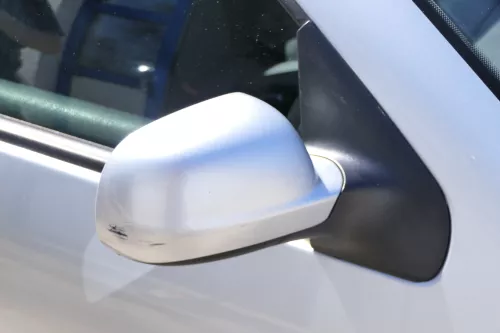 Golf 4 Bora elektrischer Spiegel vorne rechts Außenspiegel grau silber LA7W Glas