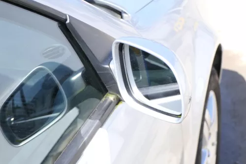 Golf 4 Bora elektrischer Spiegel vorne rechts Außenspiegel grau silber LA7W Glas (174985)