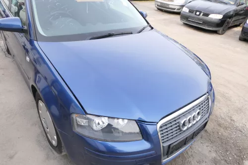Audi A3 8P 4/5-Türer Motorhaube Haube Klappe vorn vorne blau LZ5C Sportback d (175022)