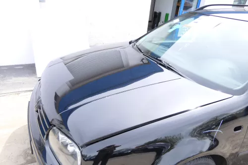 VW Golf 4 Motorhaube Haube Klappe vorne schwarz L041 (175124)